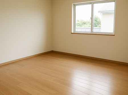 清掃までを終えた部屋