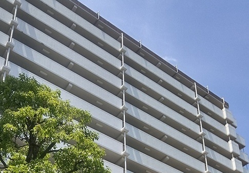 現場の賃貸住宅外観