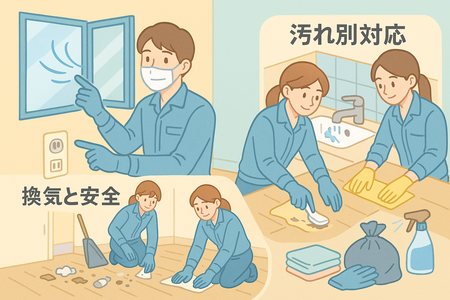 ゴミ屋敷清掃の手順