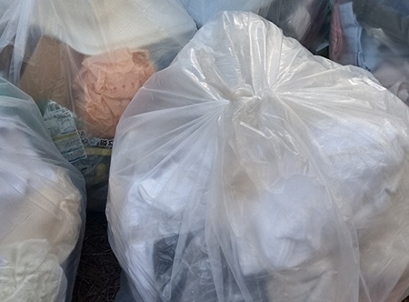 衣類のゴミ出し