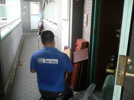 集合住宅での遺品整理