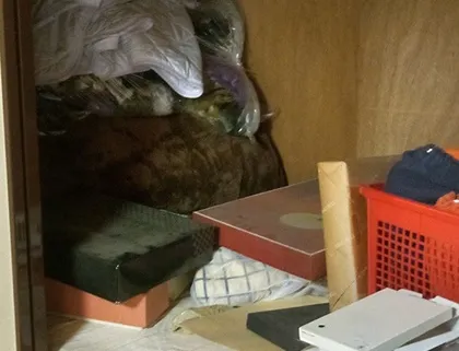 押入れに残されている遺品