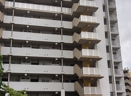 集合住宅の現場の外観