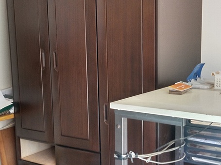 部屋に残された遺品